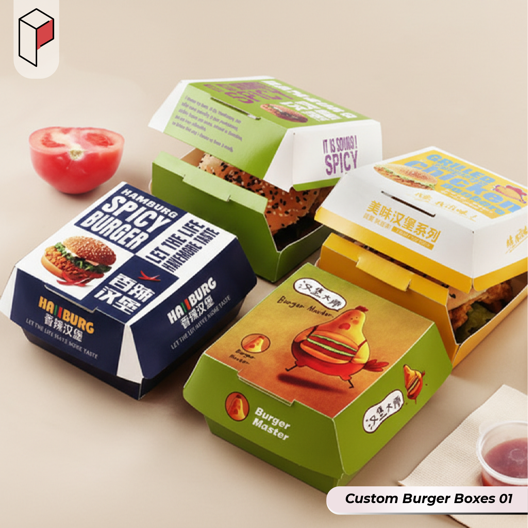 Custom Printed Burger Boxes (1)
