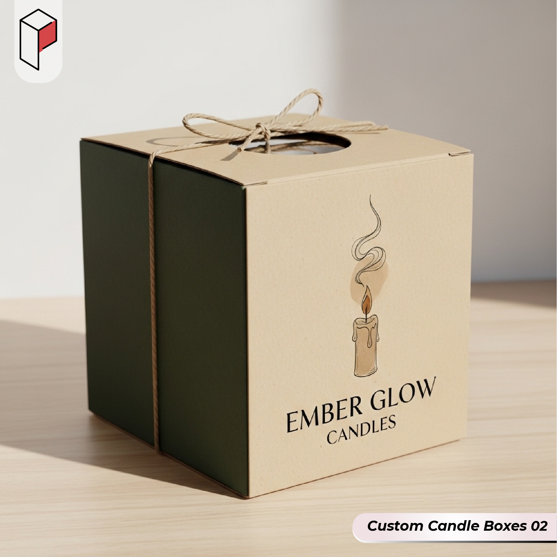 Custom cardboard Candle Boxes (2)