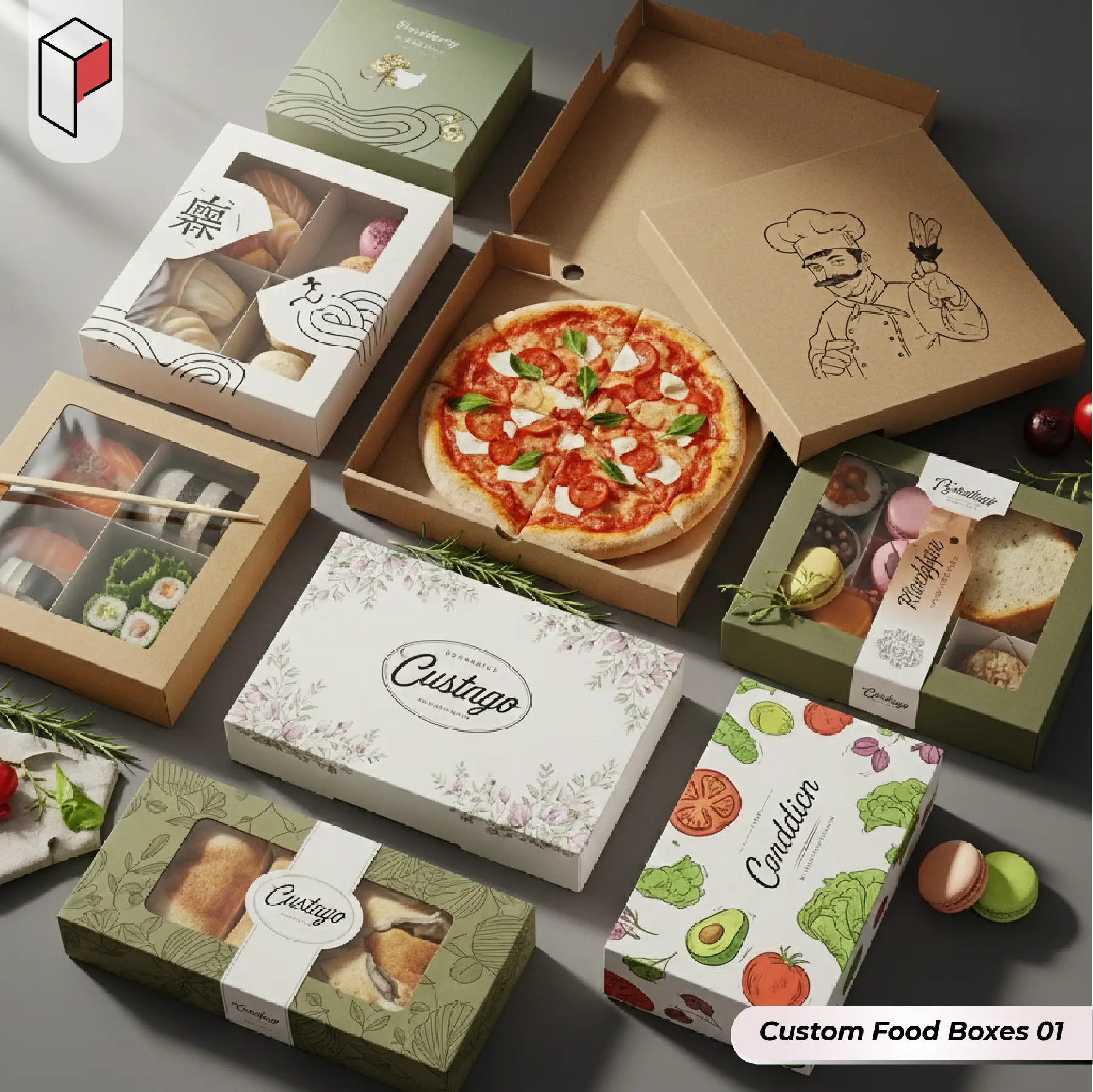 Custom Food Boxes