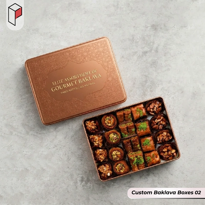 Custom Baklava Boxes Wholesale 02