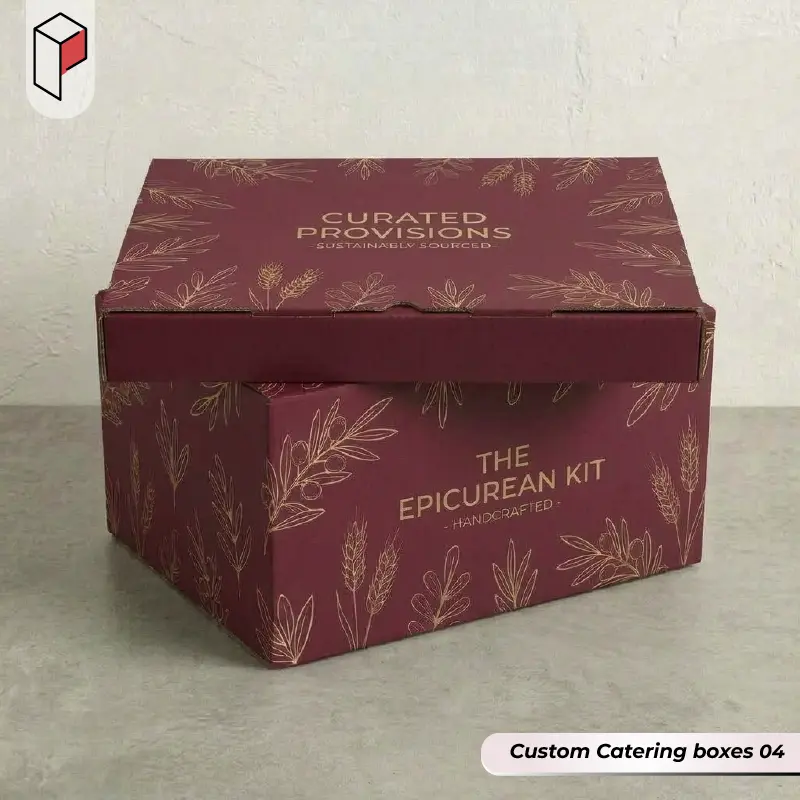 Custom Catering boxes with logo 04
