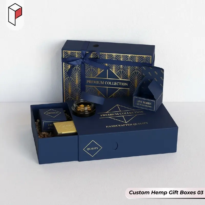 Custom Hemp Gift Boxes With logo 03