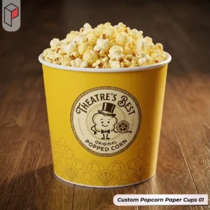Custom Popcorn Paper Cups