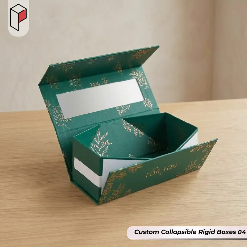 Custom Collapsible Rigid Boxes With logo 04