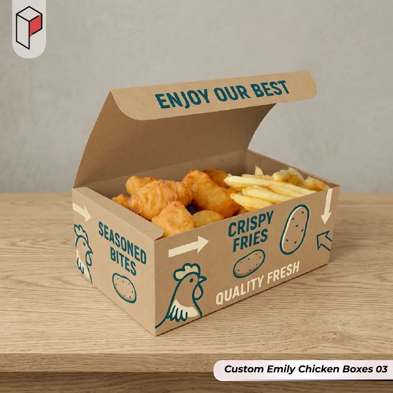 Custom Emily Chicken Boxes With Logo 03