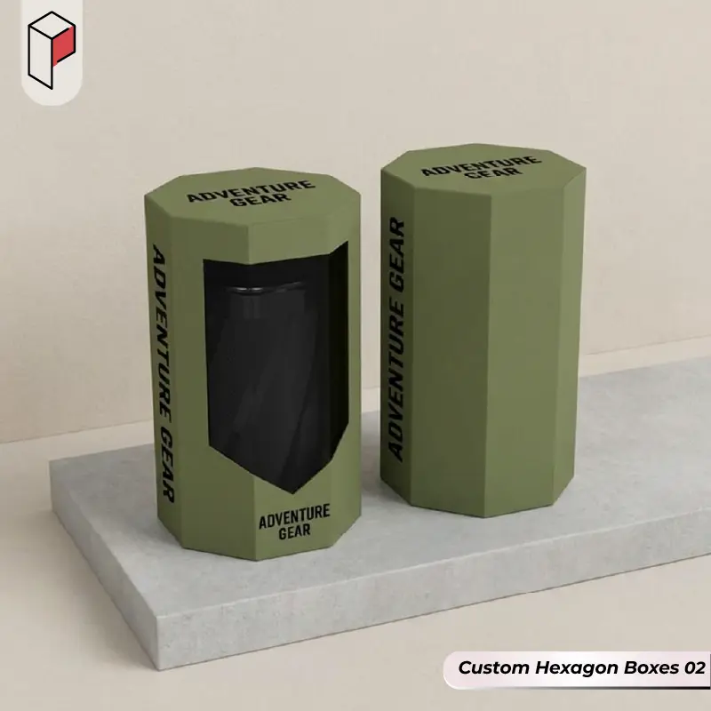 Custom Hexagon Boxes Wholesale 02
