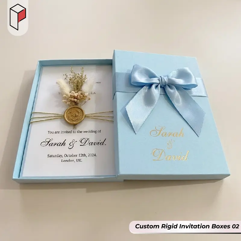 Custom Rigid Invitation Boxes Wholesale 02